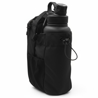 Magnetic Water Bottle Holder – Portable Pouch with Phone Pocket, Large Capacity Gym Accessories Organizer