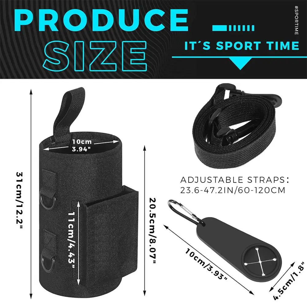 Magnetic Water Bottle Holder Bag 2025 – Gym & Outdoor Sports, Strong Magnet Cup Pouch
