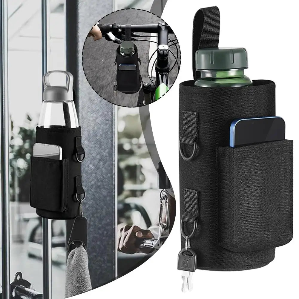 Magnetic Water Bottle Holder Bag 2025 – Gym & Outdoor Sports, Strong Magnet Cup Pouch